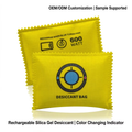 OEM Rechargeable Desiccant Bag Bulk – Color Changing Moisture Absorber