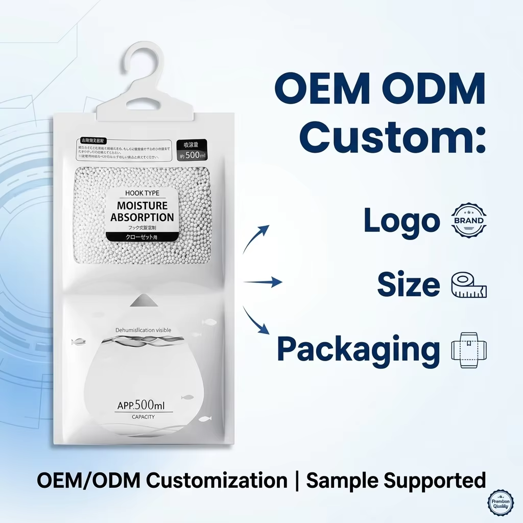 OEM Hanging Dehumidifier Bulk – Private Label Closet Moisture Absorber