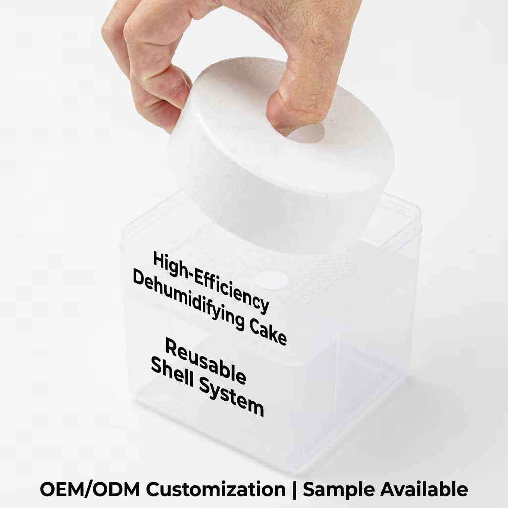 OEM Refillable Dehumidifier Bulk – Cake-Type Moisture Absorber